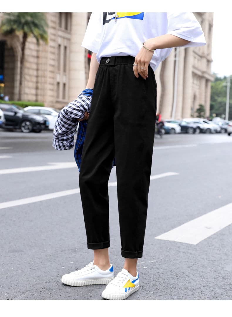 ベージュパンツ レディース ゆったりシルエット ストレートパンツ