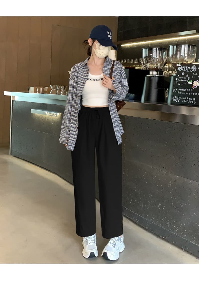 ベージュパンツ レディース ゆったりワイドシルエット楽ちんパンツ