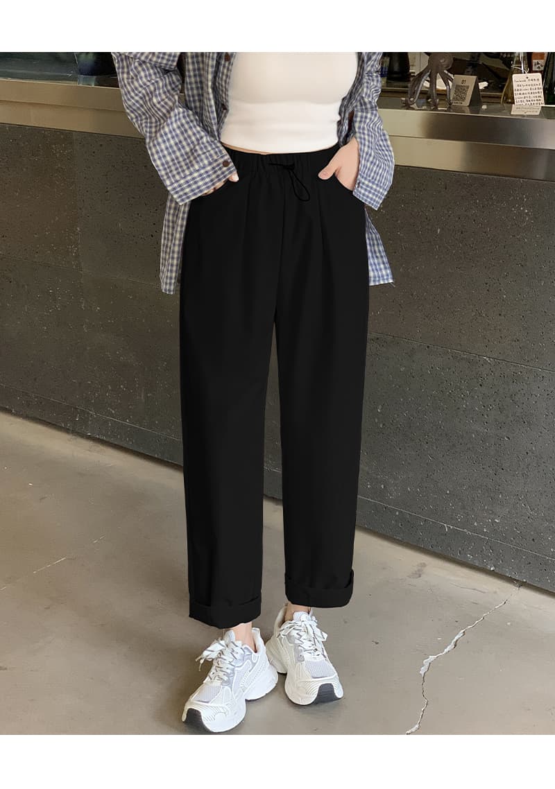 ベージュパンツ レディース ゆったりワイドシルエット楽ちんパンツ