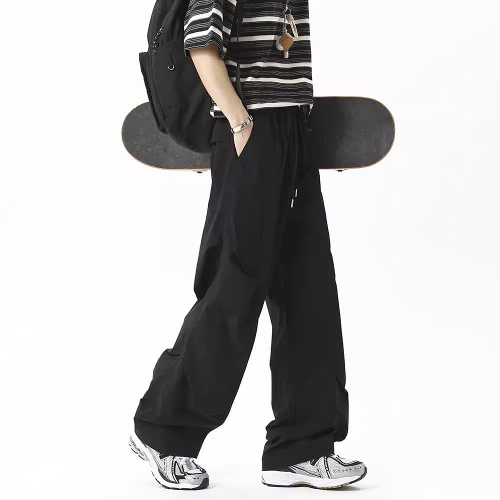 ベージュパンツ ベージュパンツ リラックスワイドチノパン