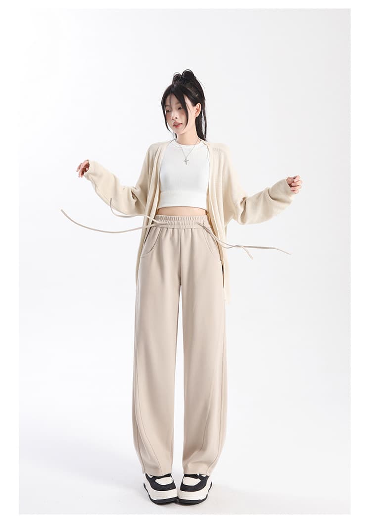 ベージュパンツ ベージュパンツ リラックスワイドチノパン
